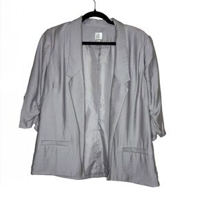 LC Lauren Conrad Light Gray Women's Blazer